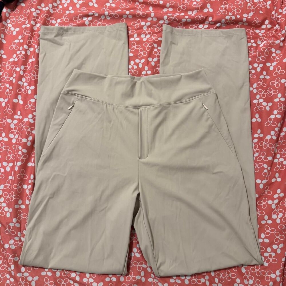 G4free Women's Tan and Cream Trousers